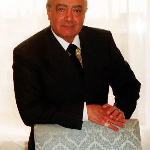 Mohamed Al Fayed in his Harrods Office, February 1998