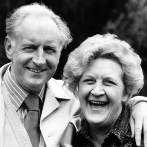 Mollie Sugden Actress with her husband William Sugden May 1978 dbase