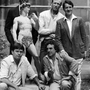 The Monty Python team (minus Eric Idle) back together again to promote the release of