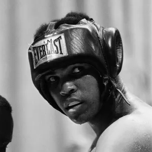 Muhammad Ali training at Caesars Palace ahead of his non-title fight against Britain'