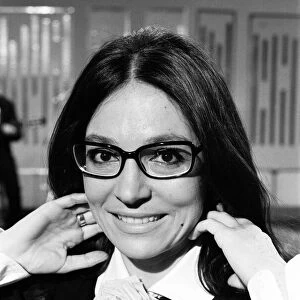 Nana Mouskouri, International Singing Star, in rehearsals for her very own 6 part TV