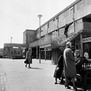 The new shopping centre in Billingham, County Durham. 31st August 1962