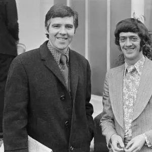 Newcastle United footballer Terry Hibbitt arrives at Sheffield