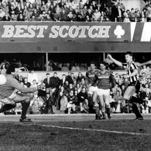 Newcastle United v Ipswich Town. 15th March, 1986 Paul Gascoigne (Gazza