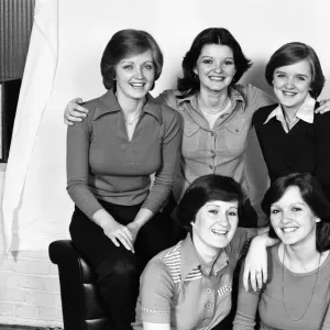 The Nolan sisters, Linda, Anne, Bernadette, Denise and Maureen. 16th May 1977