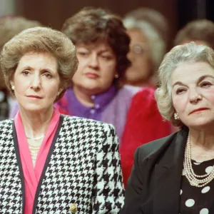 Norma Major, wife of British Prime Minister, John Major at the launch of the Conservative