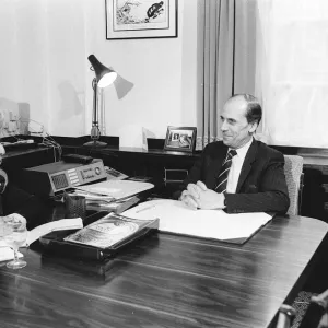 NORMAN TEBBIT BEING INTERVIEWED BY EVE POLLARD 13 / 05 / 1986