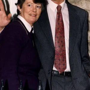 Paddy Ashdown MP and wife Jane outside their Kennington home after reports of his affair