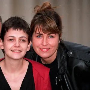 PAUL BROWN, EMMA WRAY AND LIZA TARBUCK, CAST OF TV PROGRAMME WATCHING