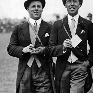 Pictured on the left, The Hon Lionel Tennyson. Circa 1926