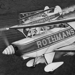 Pitts S2A biplane aircraft of the worlds only civilian aerobactic team