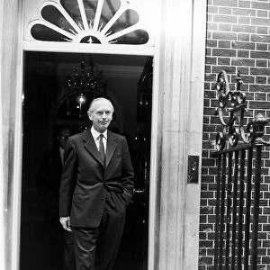 Prime Minister Sir Alec Douglas Home seen here leaving No 10 Downing Street