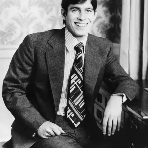 Prince Andrew Duke Of York on his coming of age at 18 years old January 1978