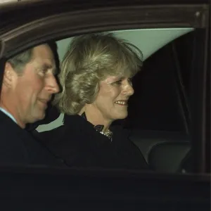 Prince Charles and Camila Parker Bowles January 1999 leave the Ritz Hotel in