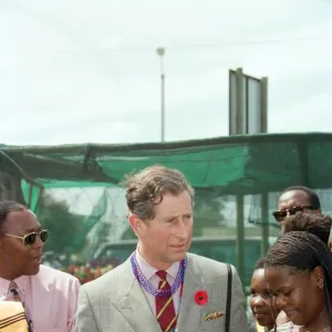 Prince Charles in Cape Town on the last day of his tour of Southern Africa