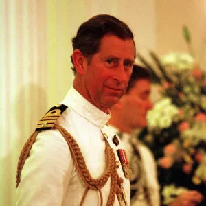 Prince Charles Prince Of Wales at investiture in Hong Kong June 1997