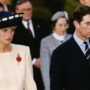 Prince Charles and Princess Diana pictured together during an overseas visit to South