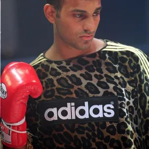 Prince Naseem Hamed announces his sponsorship deal with Adidas in London