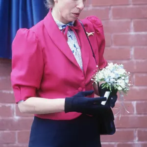 Princess Anne the Princess Royal at Perth Prison and other Scottish events June 1987