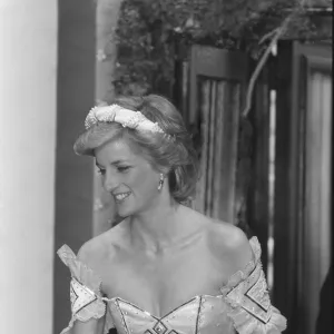 Princess Diana arrives at the Royal Opera House for the Royal Charity Premiere of Ivan