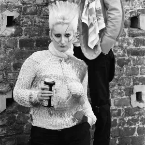 Punk fashions for him and her from Seditionaries, Kings Road, London