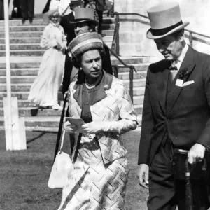 Queen Elizabeth II at Royal Ascot. 18th June 1974