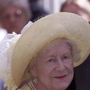 The Queen Mother Celebrates Her 99th Birthday in August 1999 Britain