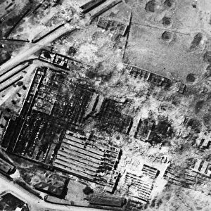 RAF Bomber Command attack the ball bearing plant of J. Schmid Roost, S. A