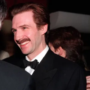 Ralph Fiennes at a party at Cafe Royal London