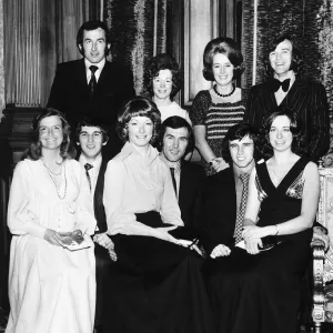 Rangers Civic Reception for players and their wives. Back Row left to right