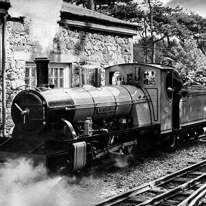 The Ravenglass and Eskdale Railways latest locomotive, the Northern Rock