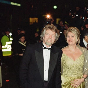 Richard Branson and his (2nd) wife Joan Templeman attend a Gala Dinner at Harrods held by