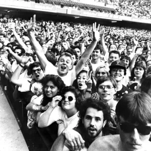 Rolling Stones - Wembley - 4th July 1990 - The crowd - WME Copyright Image - Pictures