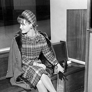 Romy Schneider November 1962 at LAP Actress 4g02 A©Mirrorpix