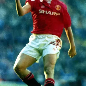 Roy Keane Manchester United & Republic of Ireland footballer after he had put United