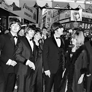Royal premiere of The Beatles new film Help! at the London Pavillion in Piccadilly circus