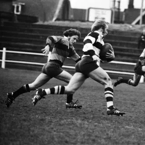 Rugby match, Bradford v Coventry. 7th December 1974