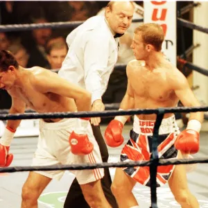 Ryan Rhodes beating Yuri Epifantsev October 1997 the referee stops the fight in