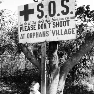 Saigon, Vietnam, 16th February 1970. Le Mai, one of 2, 200 children at the Long Thahnh