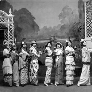 A scene from the 1914 London stage production of The Gaming Show at the Palace Theatre