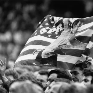 Scenes from The Bruce Springsteen concert at Villa Park, The Midlands, England