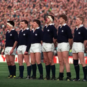 Scotland v England Rugby Union Murrayfield Grand Slam 1990 03 / 04 / 1990 A©