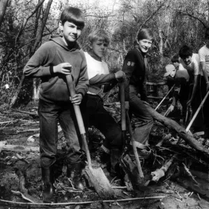 Scouts and Cubs from the 40th Middlesbrough Marton Troop are tackling the half mile area