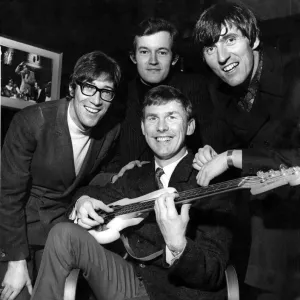 The Shadows, L to R: Hank Marvin, Brian Bennett, Bruce Welch and Brian Locking