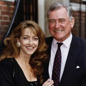 Sharon Maughan Actress with fellow actor George Baker