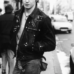 Sid Vicious Singer Punk Band The Sex Pistols