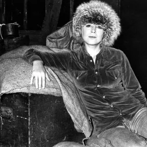 Singer Marianne Faithfull appearing in The Rainmaker at the Sunderland Empire 11 October