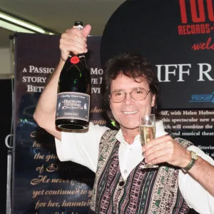 Sir Cliff Richard at Tower Records in Londons Piccadilly Circus