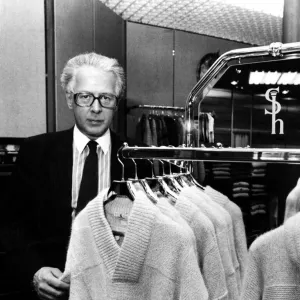 Sir Hugh Fraser, pictured inside his shop in Glasgow, Sir Hugh