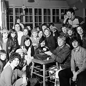 Skinningrove youth club opens, North Yorkshire. 1974